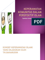 Keperawatan Komunitas Dalam Persefektif Islam