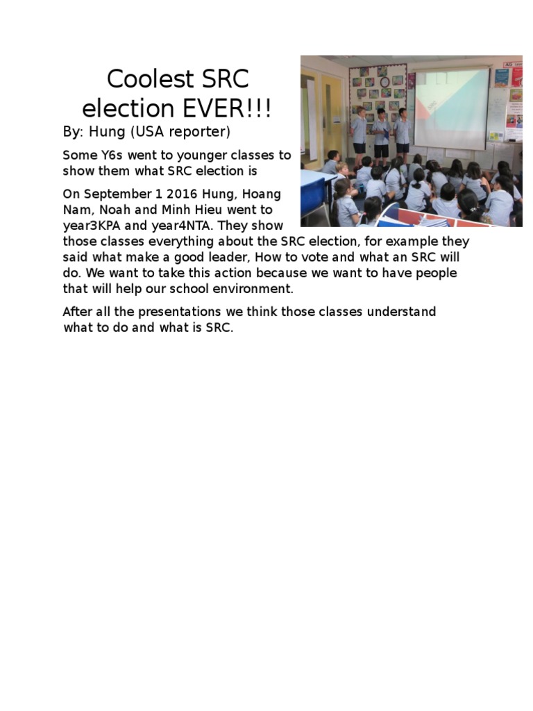 Coolest SRC Election Ever by Hung | PDF