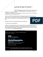 Khôi Phục Hệ Thống Hư Hại Dễ Dàng Với Windows 7