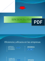 2.- Eficiencia física