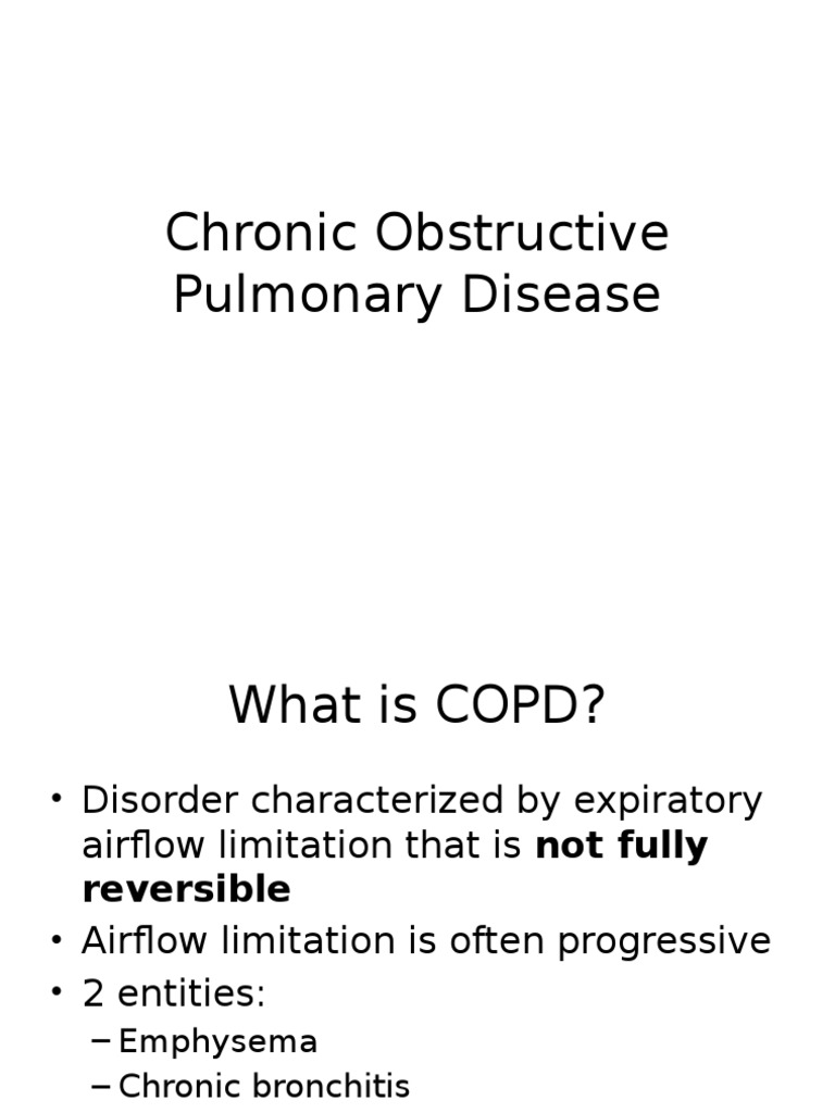 Copd and Asthma Final | PDF | Chronic Obstructive Pulmonary Disease ...