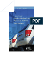 Essentials Dealership Profitability Financial Metrics Analysis 10 09
