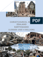 Christchurch, New Zealand Earthquake (Losses Usd 4 Billion)