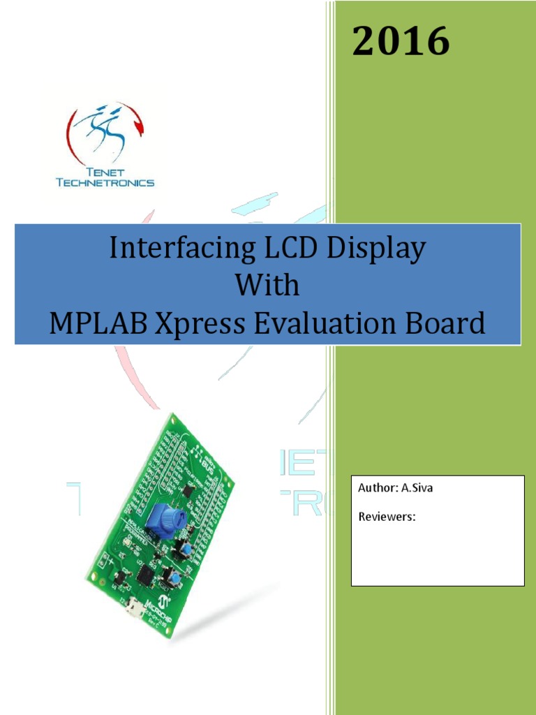 Interfacing LCD With MPLAB Xpress Evaluation Board | PDF | Integrated ...