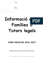 Dossier Famílies Escola Sant Josep 2016-2017