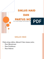 SIKLUS HAID DAN PARTUS NORMAL