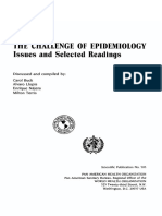 The Challenge of Epidemiology Issues and Selected Readings Who Paho Book