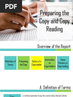 Preparing The Copy and Copy Reading