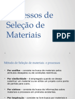 Seleção de Materiais