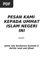 Download Pesan Kami Kepada Umat Islam by Ram Syist SN32335372 doc pdf