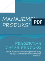 Manajemen Produksi