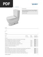 Duravit - Starck 3 Toilets Two-Piece Toilet #212501 by Duravit PDF