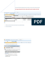 You Should Not Copy and Paste The Sort Code and Account Numbers Into The Excel Sheet