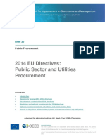 EU Directives Public Sector Utilities 2014