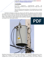 Distribution Transformer (In Details)