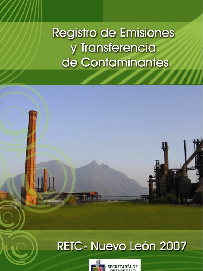 Registro de Emisiones y Transferencia de Contaminantes (RETC) | PDF ...