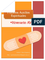 Itinerario AVIC en Los Primeros Auxilios Espirituales