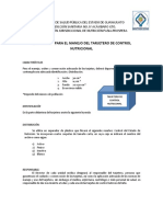 Instructivo Del Tarjetero de Control Nutricional PDF
