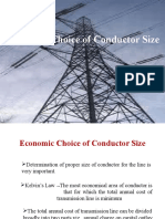 Economic Choice of Conductor Size