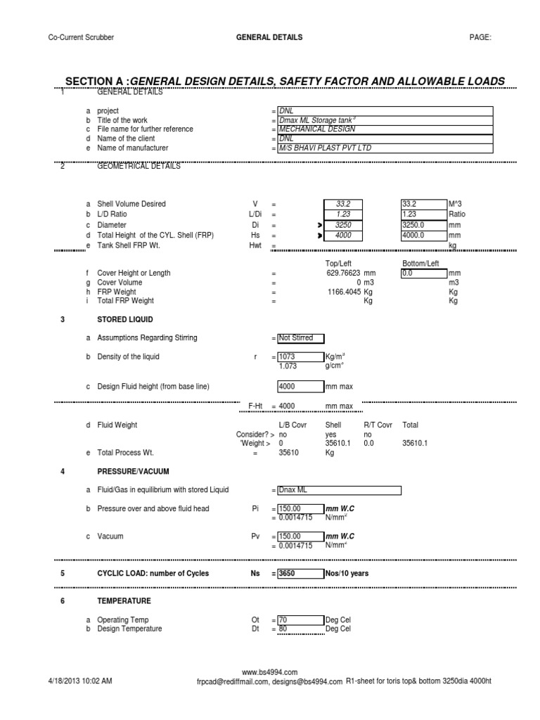 35 KL Design PDF Fiberglass Density