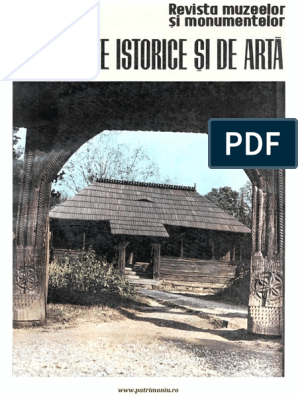 Revista Monumentelor Istorice Si De Arta 1975