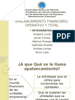 Apalancamiento Financiero Operativo y Total