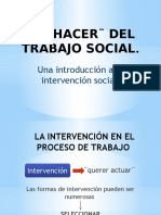 Introducción al trabajo social y sus intervenciones directas e indirectas