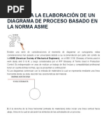 Guía para Diagrama de Proceso ASME | PDF | Science | Tecnología (general)