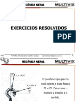 Mecânica Geral - Exercicios Resolvidos