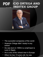 Amancio Ortega and The Inditex Group