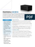 Synology DS1815plus Data Sheet