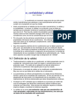 Validez, Confiabilidad y Utilidad (Menéndez)