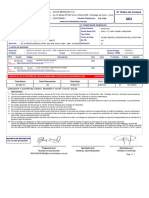 Factura a Salfa Montajes por materiales sanitarios