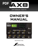 AX8 Owners Manual