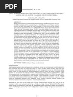 Download SMALL RUMINANT PRODUCTION CHARACTERISTICS BY RURAL FARM-FAMILIES IN NAERLSADOPTED AND NON-ADOPTED VILLAGES IN NORTH-WESTERN NIGERIA Iyiola-Tunji AO and Issa FO by wilolud9822 SN32342279 doc pdf
