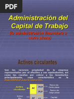 Administraciòn Del Capital de Trabajo