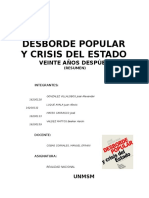 Desborde Popular y Crisis Del Estado (Resumen)