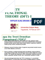 Density Functional Theory (DFT)
