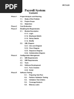 Payroll System Uml