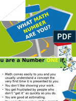 What Math Number Are You