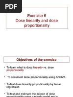 Dose Linearity and Dose Proportionality