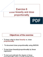 Dose Linearity and Dose Proportionality