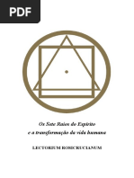Os Sete Raios Do Espírito e a Transformação Da Vida Humana