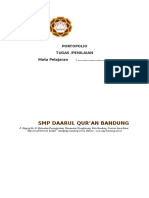 SMP Daarul Qur'An Bandung: Portopolio Tugas /penilaian Mata Pelajaran
