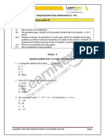 CBSE Class 10 Maths SA1 Sample Paper 2