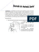 Manual de Encerado de Anatomia Dentald