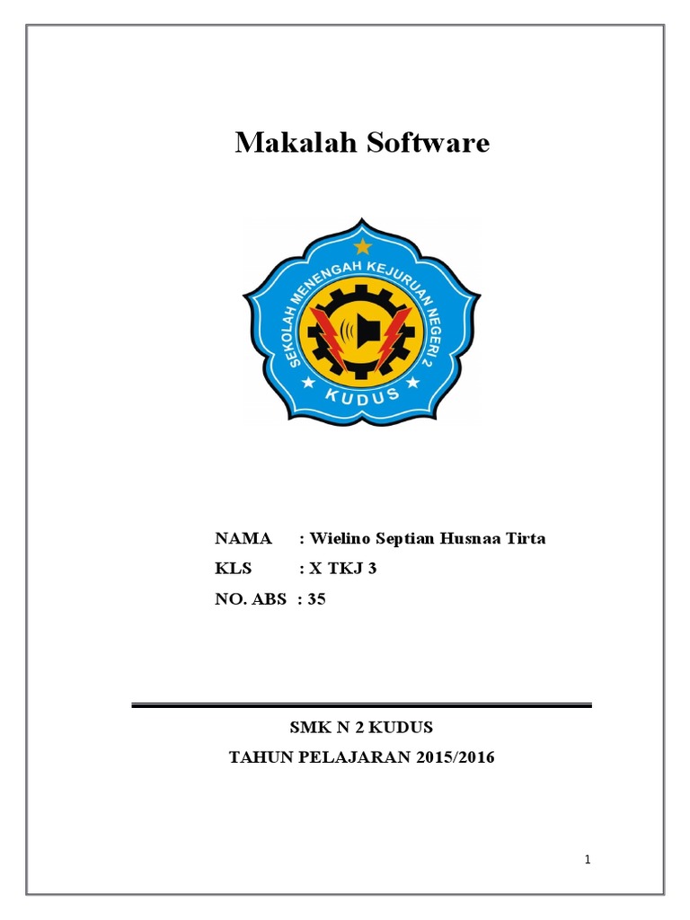 Makalah Tentang Software Wielino | PDF