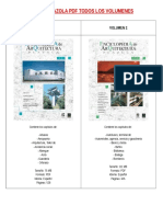Indice Plazola PDF Todos Los Volumenes