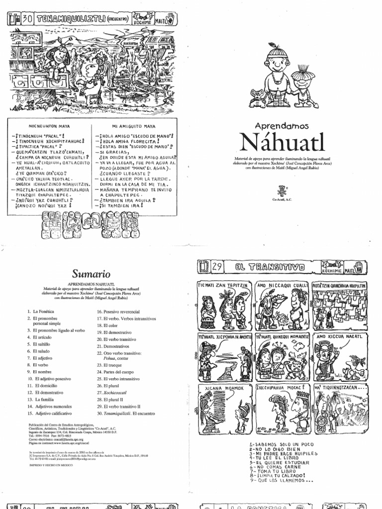 Como Se Dice Hola En Náhuatl