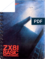 ZX 81 Basic Programming